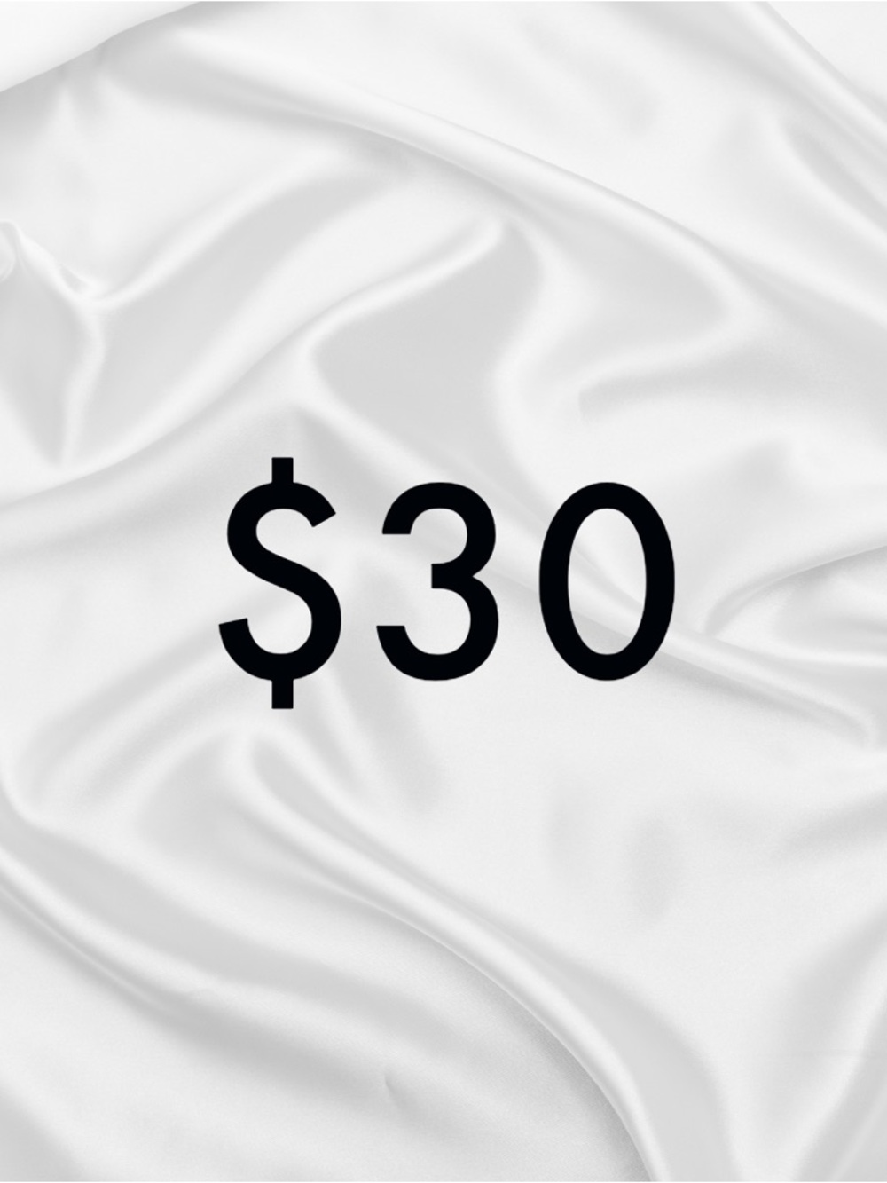 $30 Listing - Live Sale